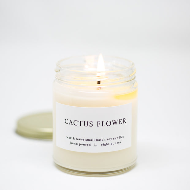 Cactus Flower 8 oz Modern Candle