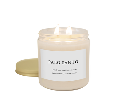 Palo Santo 13 oz Double Wicked Candle